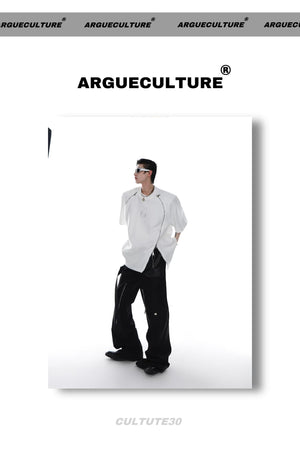 desc::avant-garde-double-zipper-shoulder-pad-tee-metal-print-detail-img-15