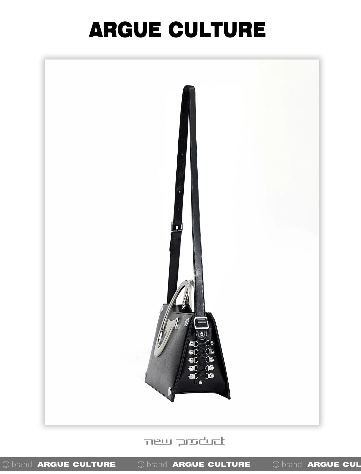 desc::avant-garde-metal-handle-irregular-chain-crossbody-bag-detail-img-3