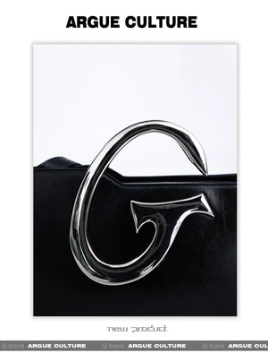 desc::avant-garde-metal-handle-irregular-chain-crossbody-bag-detail-img-5