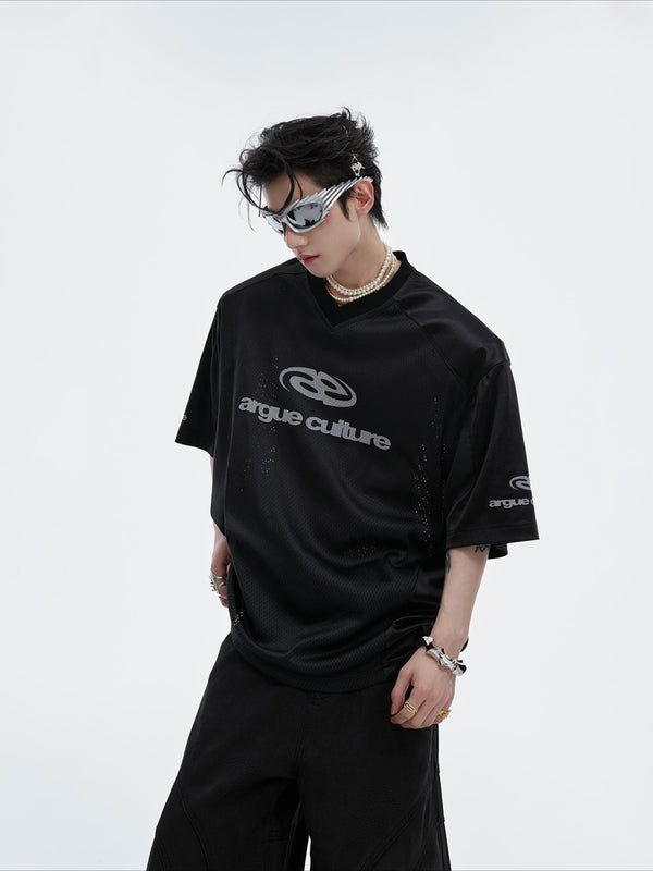 Avant - Garde Reflective Deconstructed Loose Fit Unisex T - Shirt - ArguE CulturE