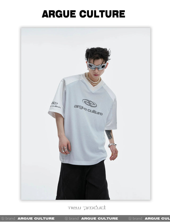 Avant - Garde Reflective Deconstructed Loose Fit Unisex T - Shirt - ArguE CulturE