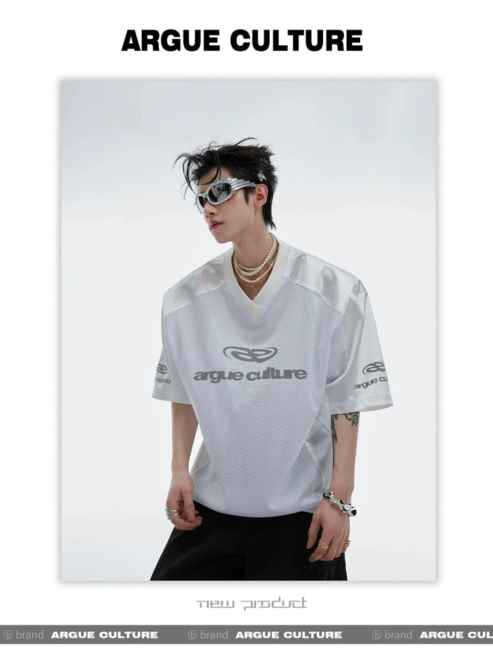 Avant - Garde Reflective Deconstructed Loose Fit Unisex T - Shirt - ArguE CulturE