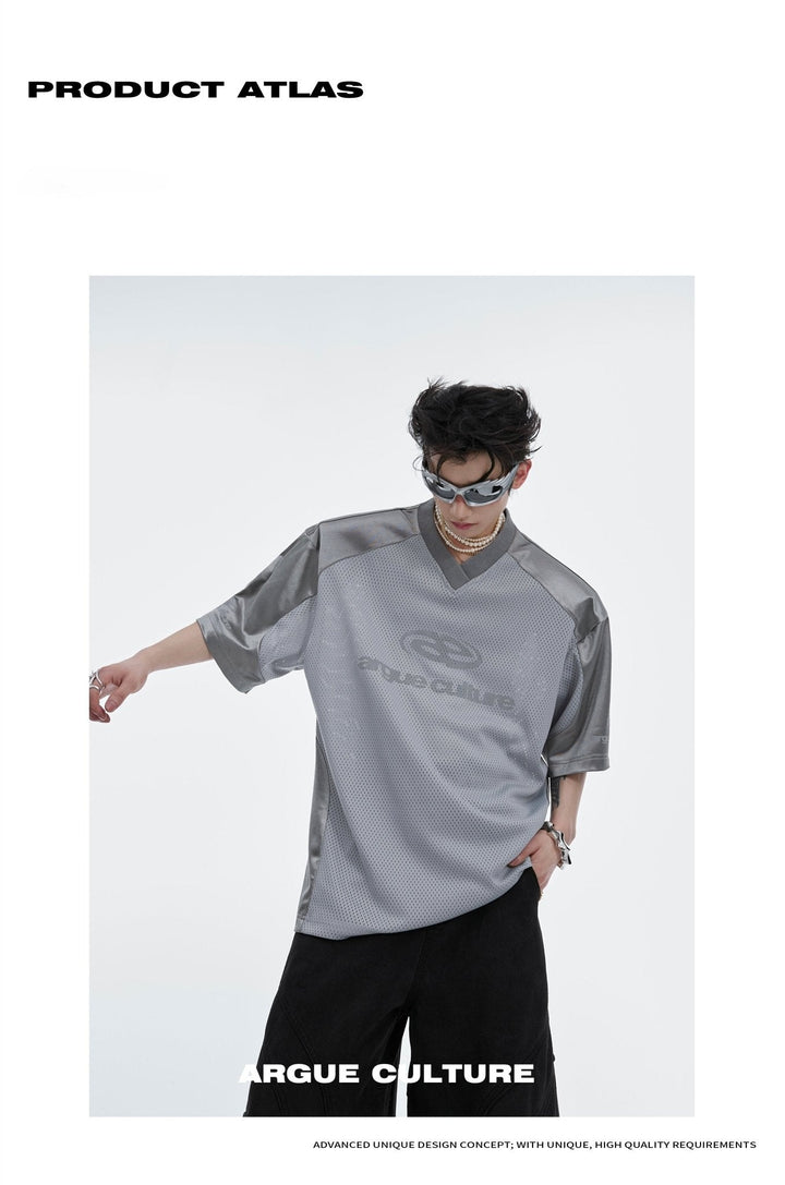 Avant - Garde Reflective Deconstructed Loose Fit Unisex T - Shirt - ArguE CulturE