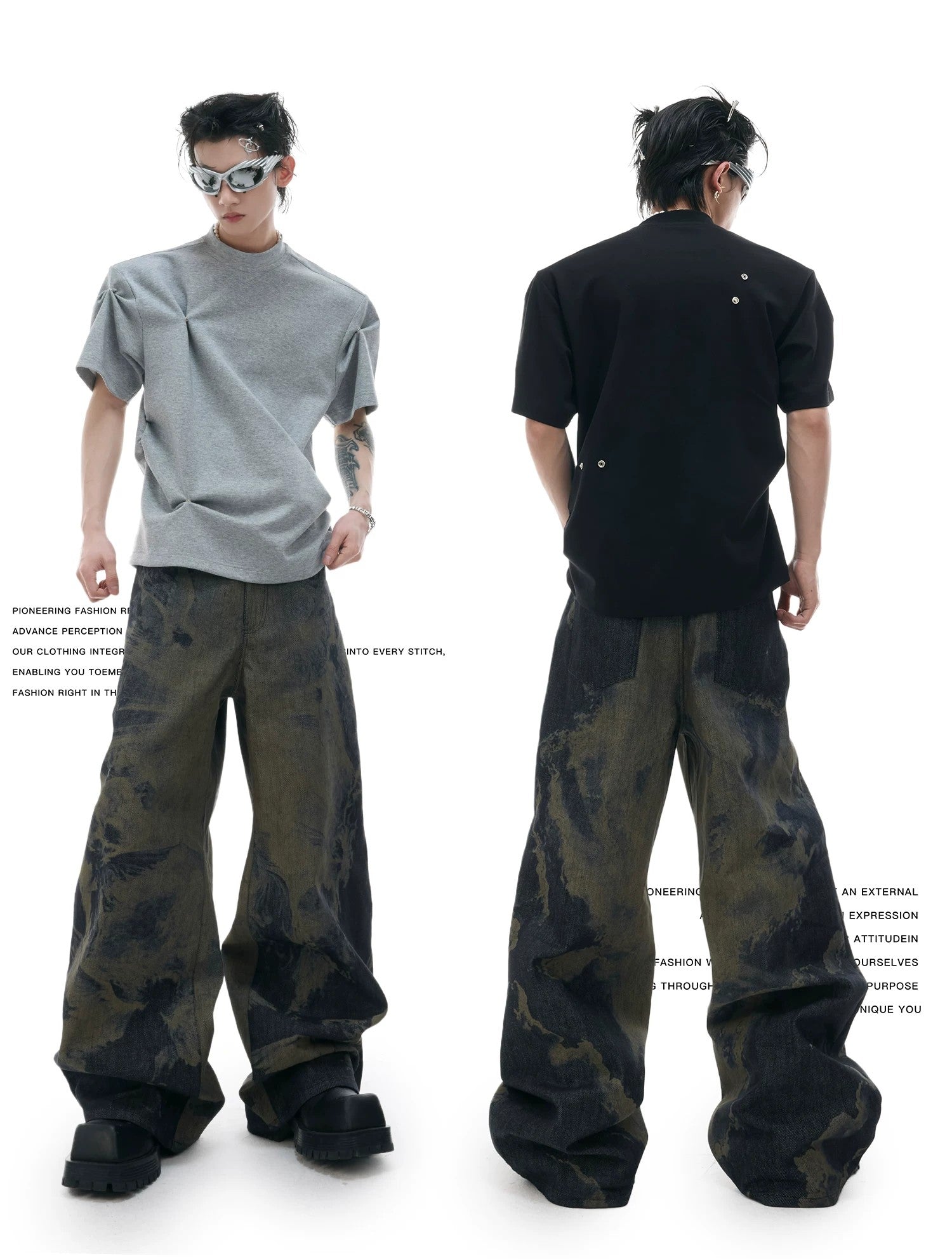 desc::boxy-deconstructed-pleated-tee-niche-streetwear-shirt-detail-img-12