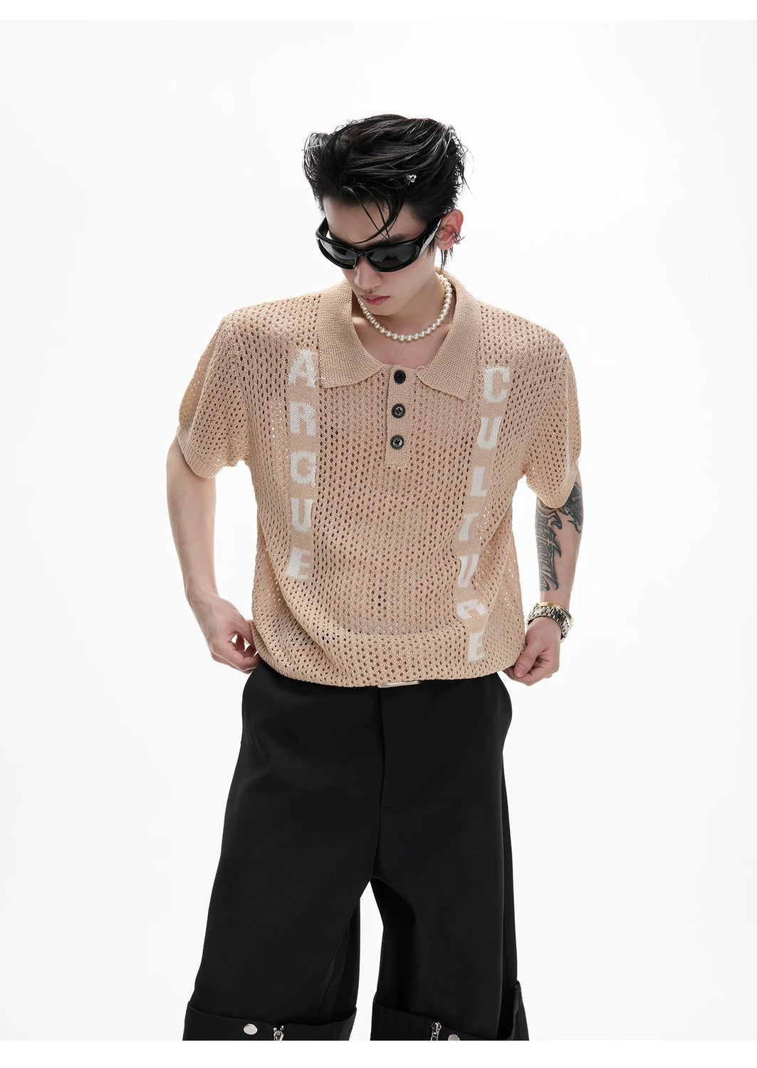 desc::boxy-open-knit-jacquard-polo-shirt-streetwear-tee-detail-img-7