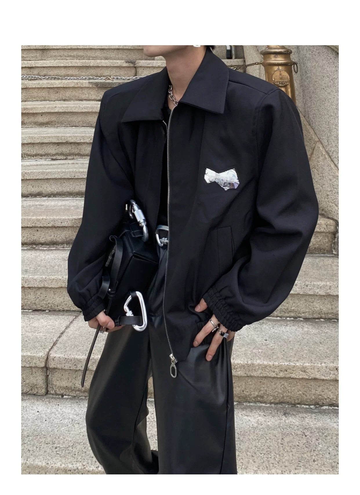 desc::boxy-padded-shoulder-cropped-jacket-unisex-streetwear-detail-img-13
