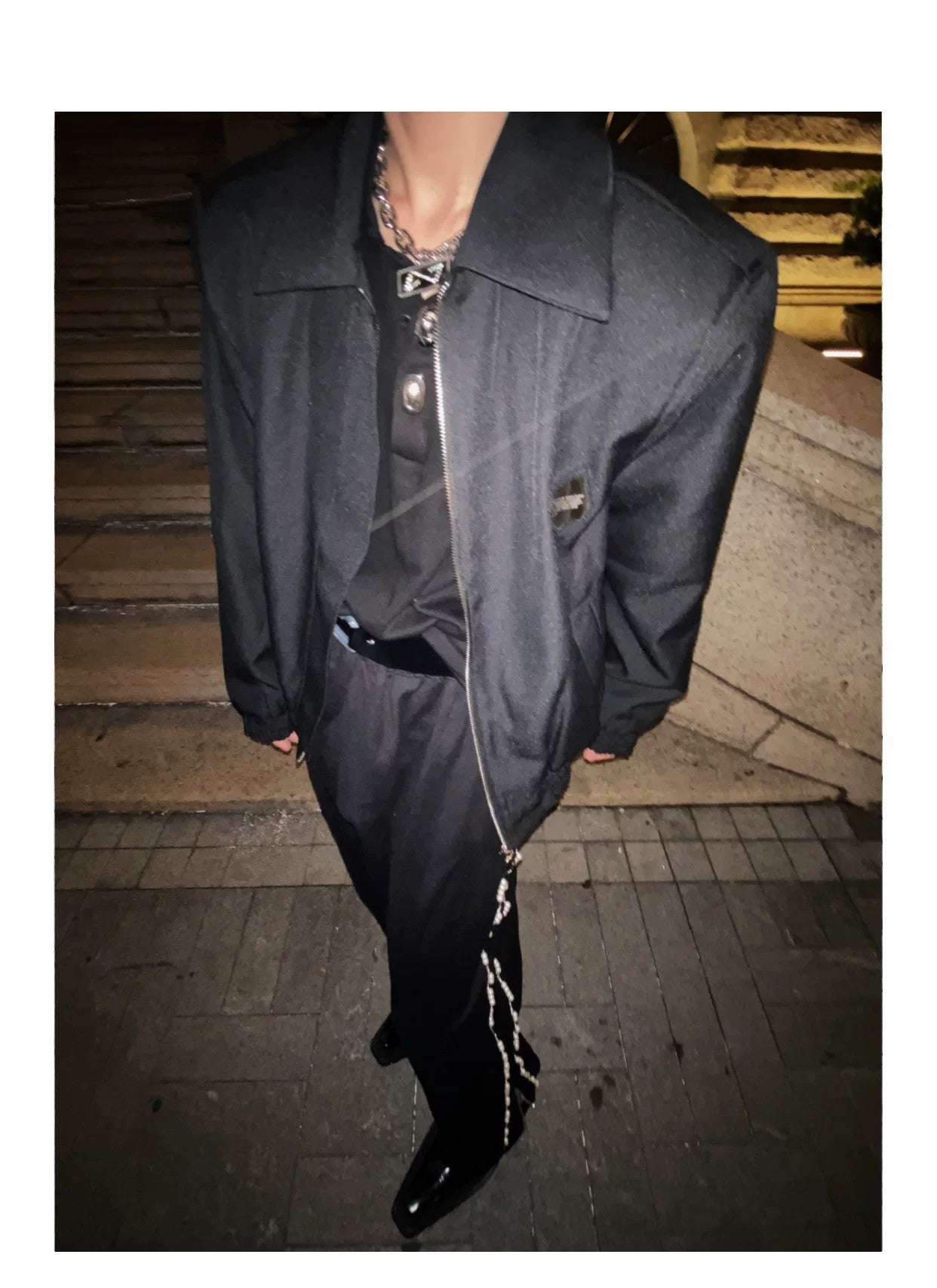 desc::boxy-padded-shoulder-cropped-jacket-unisex-streetwear-detail-img-17