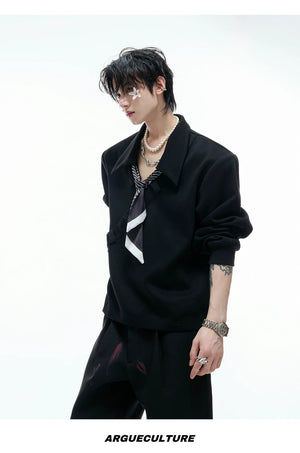 desc::boxy-v-neck-polo-sweatshirt-with-detachable-scarf-detail-img-17