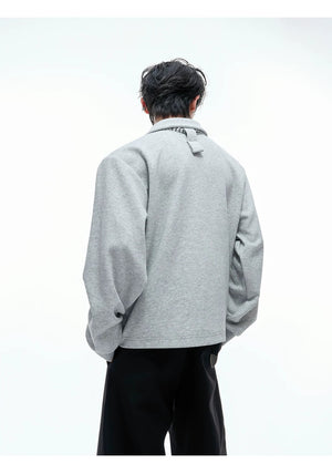 desc::boxy-v-neck-polo-sweatshirt-with-detachable-scarf-detail-img-8