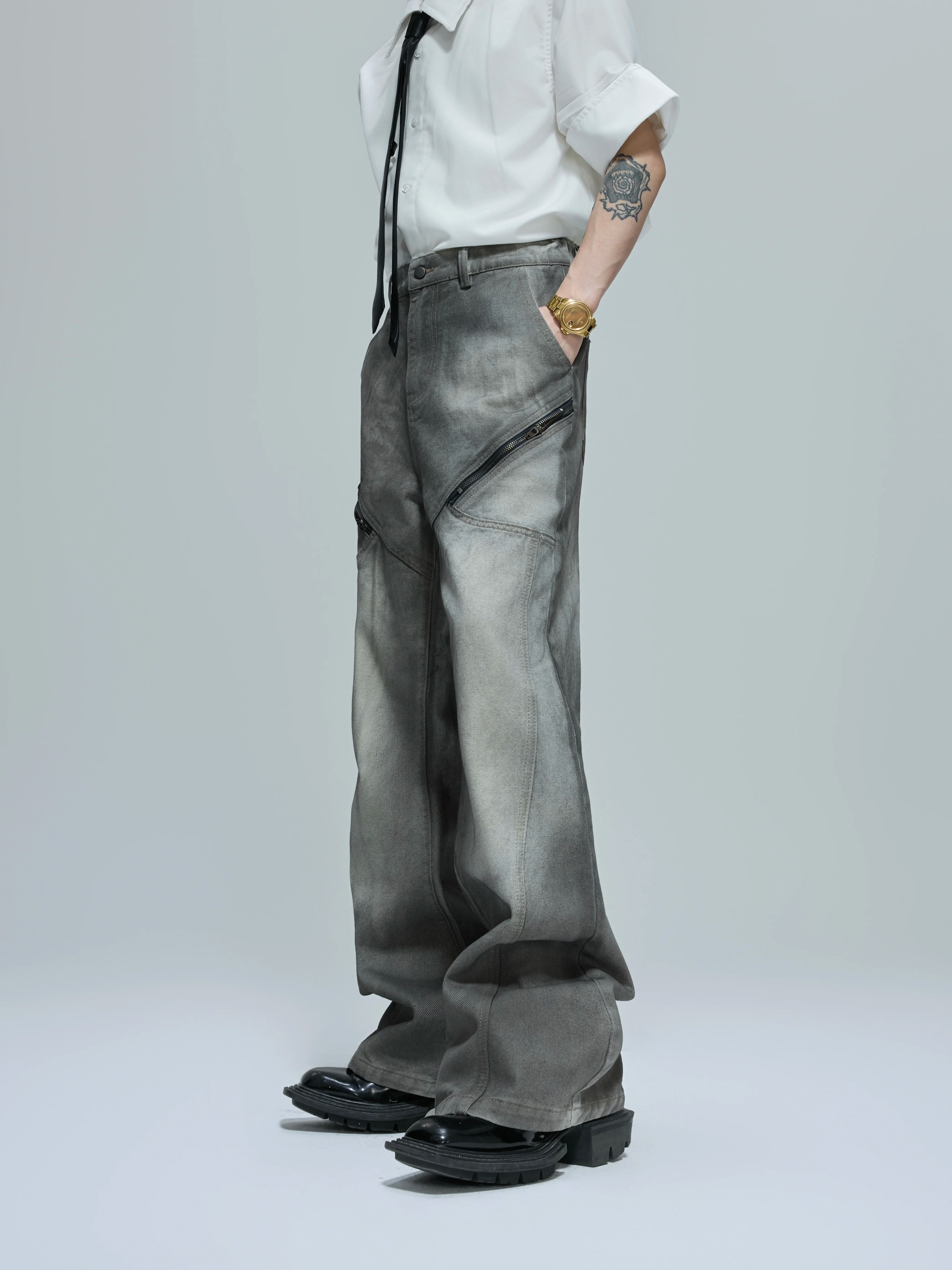 cement-gray-vintage-boxy-denim-jacket-flare-set-gray-top