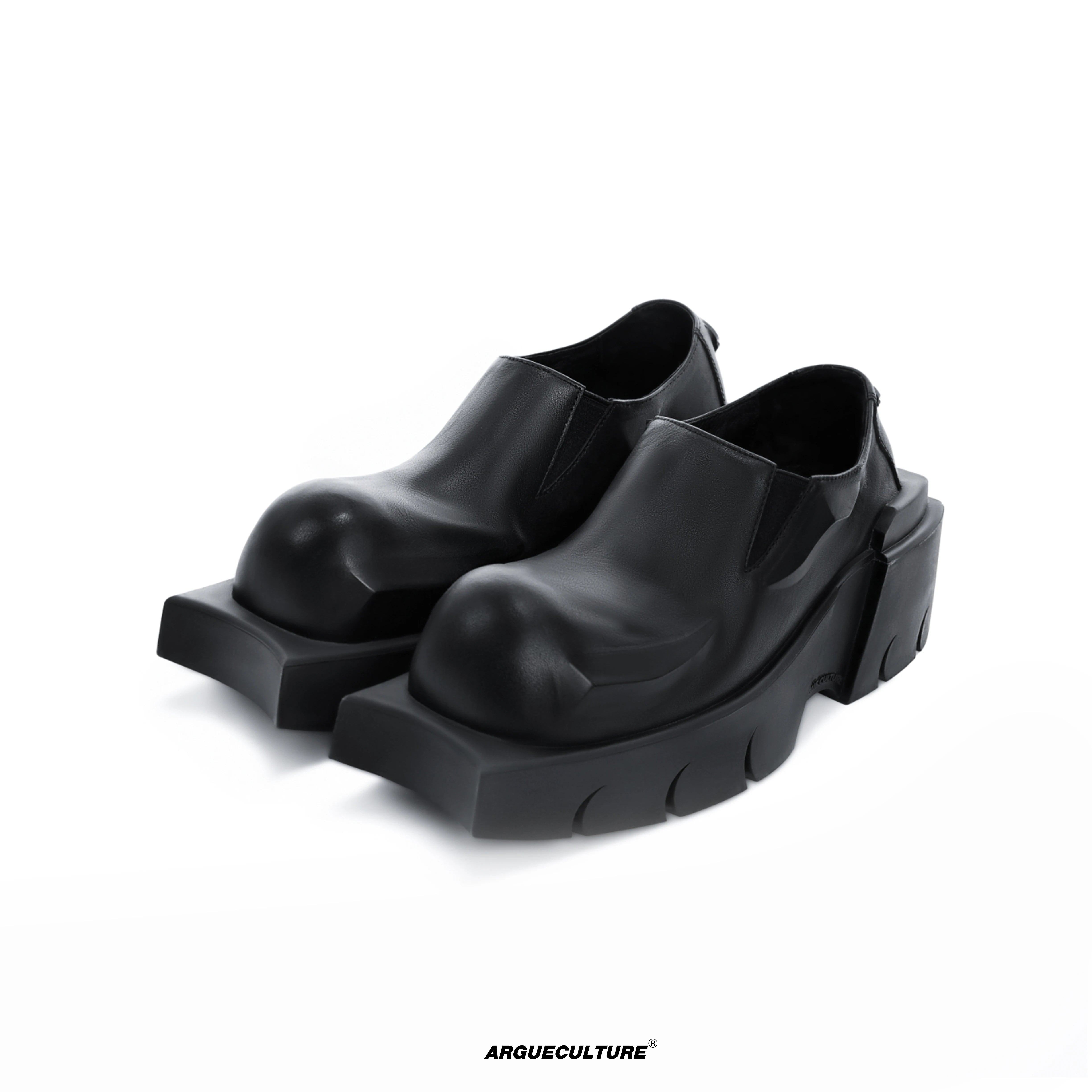 chunky-armor-platform-derby-shoes-genuine-leather-black