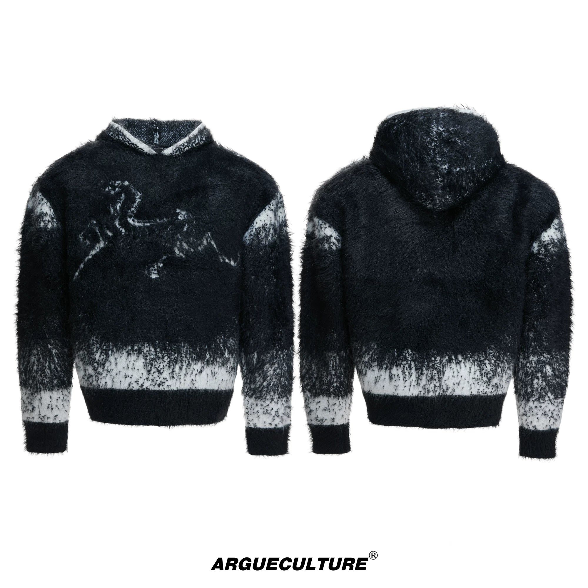 cloud-gradient-faux-mink-heavyweight-hoodie-sweater-red