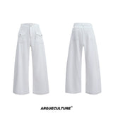 collarless-pearl-denim-set-baggy-streetwear-boxy-jacket-brown-pants