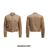 collarless-pearl-denim-set-baggy-streetwear-boxy-jacket-brown-tops