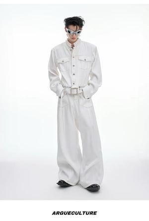 desc::collarless-pearl-denim-set-baggy-streetwear-boxy-jacket-detail-img-10