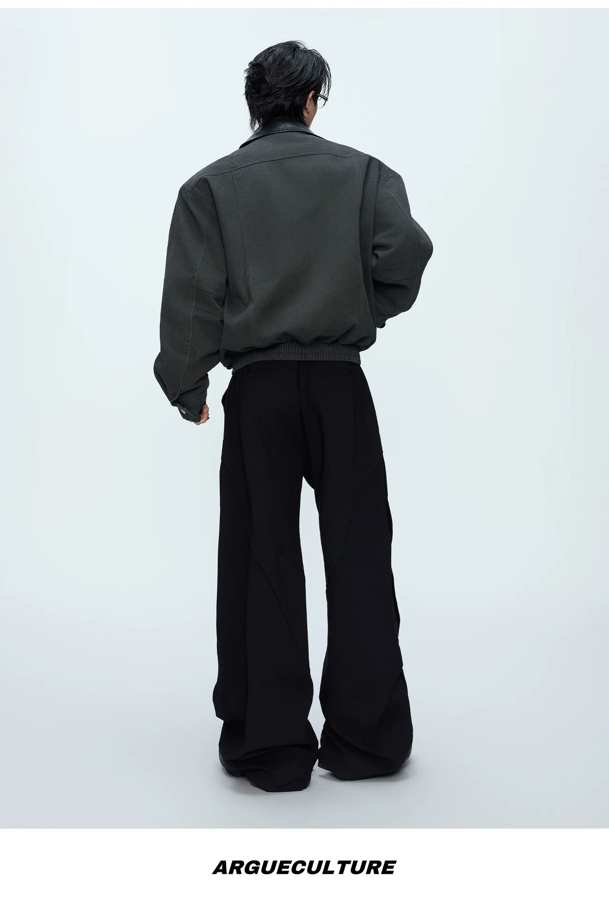 Contrast Collar Cotton Workwear Jacket | Unisex - detail image 16