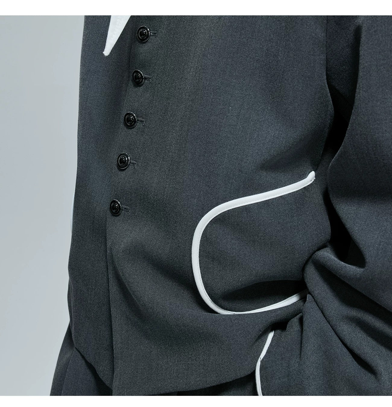 desc::contrast-cropped-tweed-jacket-with-jewel-buttons-detail-img-3
