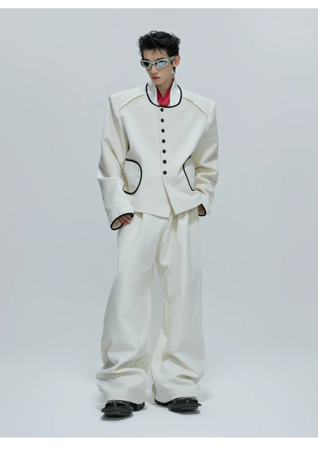 desc::contrast-cropped-tweed-jacket-with-jewel-buttons-detail-img-8