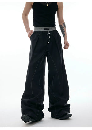 desc::contrast-stitch-straight-leg-trousers-unisex-wide-fit-detail-img-9