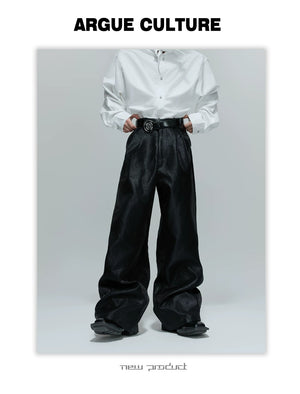 desc::crinkle-texture-wide-leg-baggy-streetwear-pants-detail-img-2