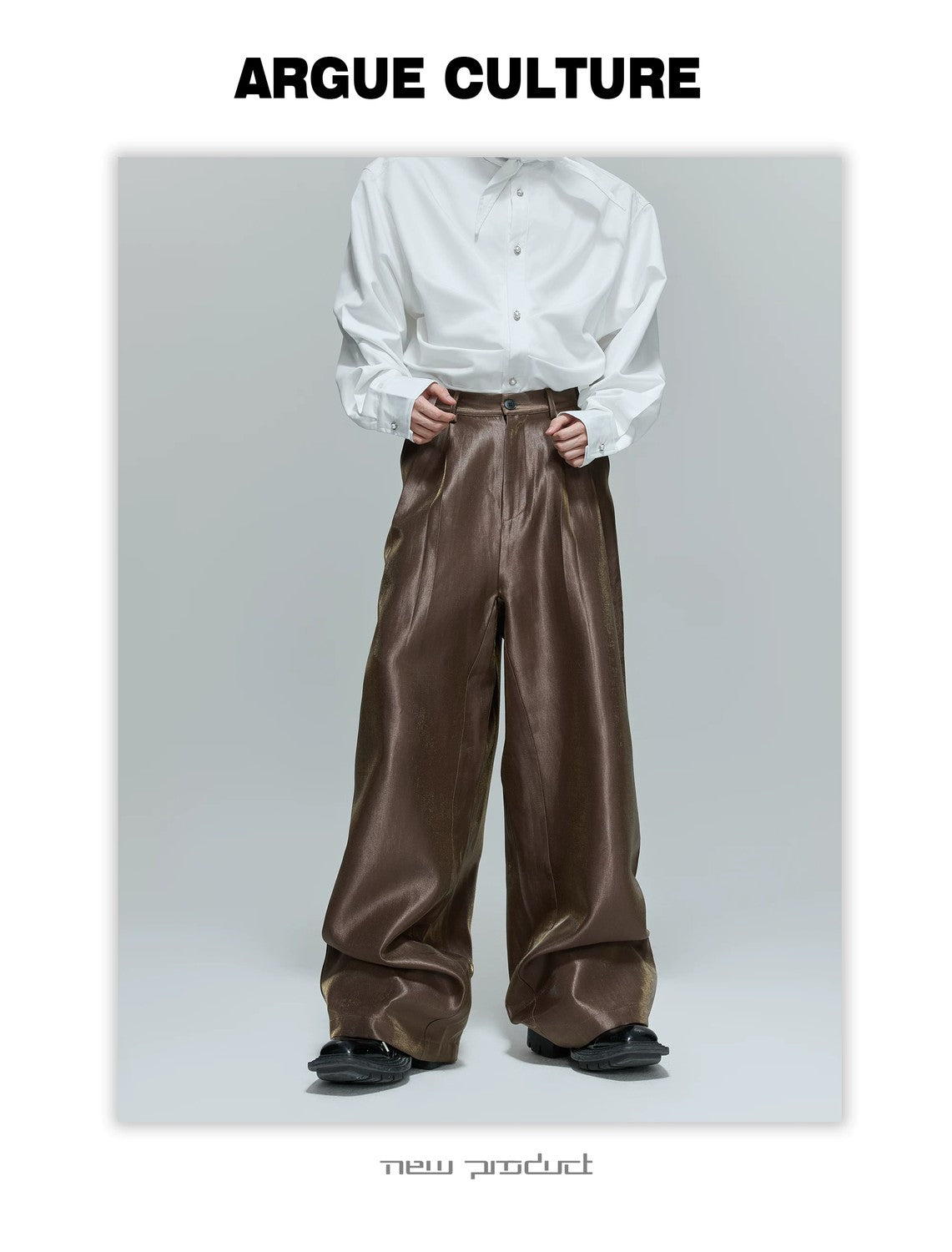 desc::crinkle-texture-wide-leg-baggy-streetwear-pants-detail-img-8