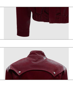 desc::croc-embossed-cropped-moto-jacket-with-metal-accents-detail-img-19