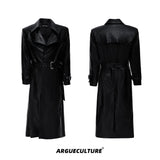 croc-embossed-wide-shoulder-deconstructed-leather-trench-black-top
