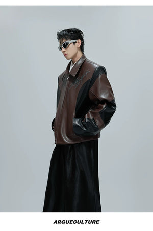desc::cropped-crocodile-texture-spine-moto-jacket-detail-img-13