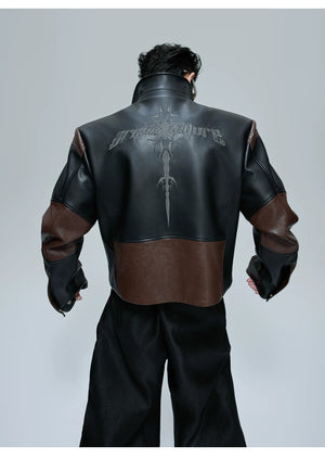 desc::cropped-crocodile-texture-spine-moto-jacket-detail-img-9