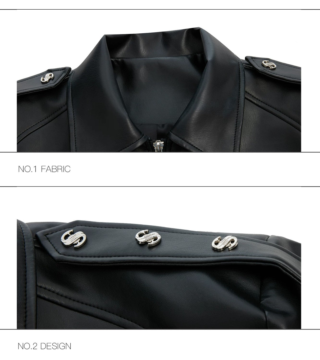 desc::cropped-deconstructed-moto-jacket-with-metal-hardware-detail-img-10