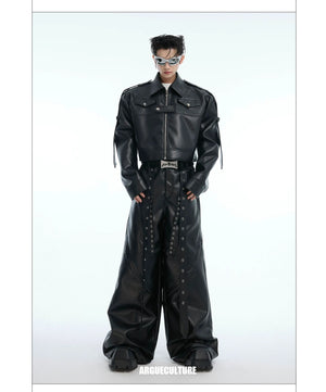 desc::cropped-deconstructed-moto-jacket-with-metal-hardware-detail-img-5