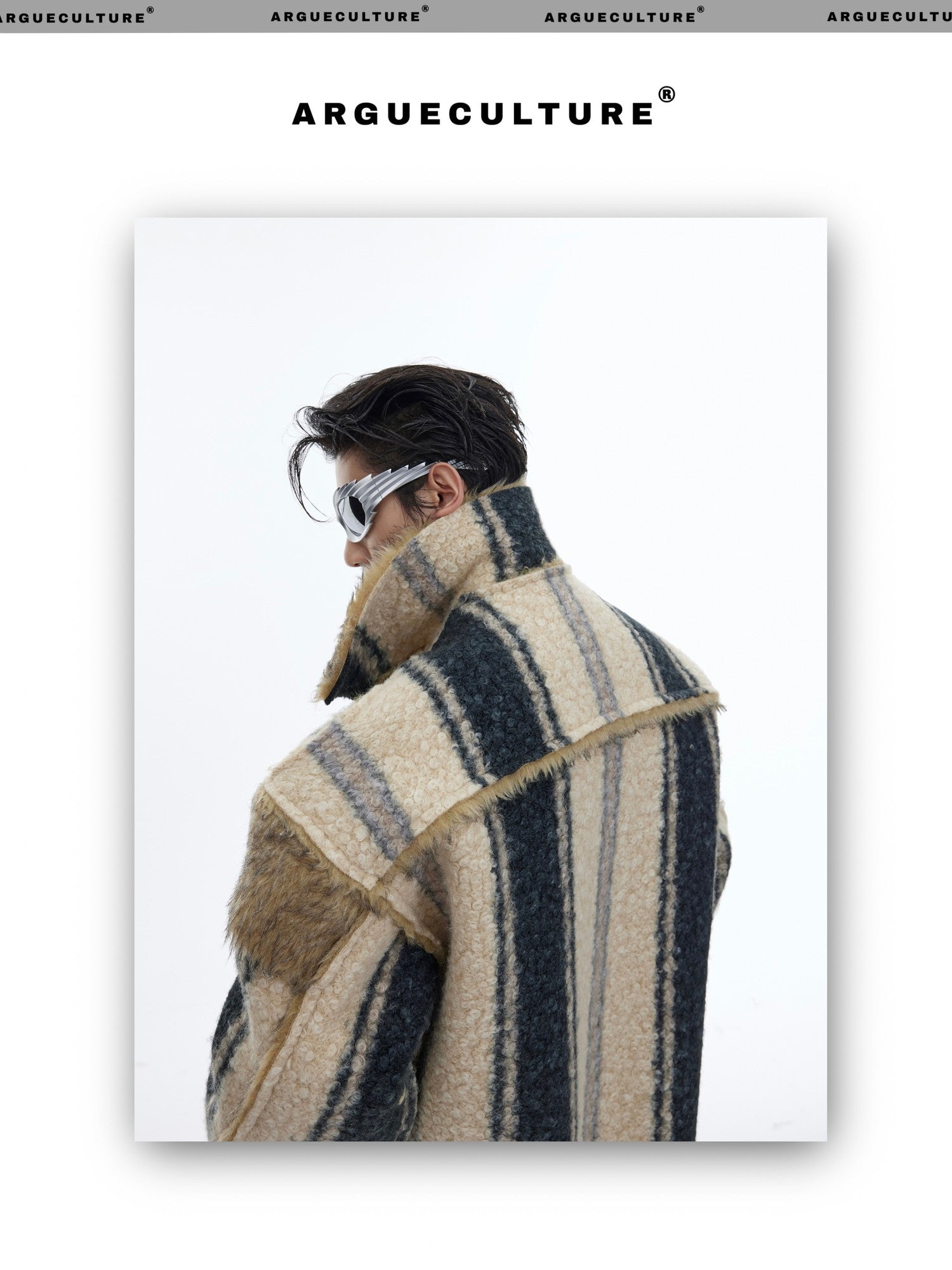 desc::cropped-faux-fur-jacket-vintage-contrast-lapel-detail-img-4