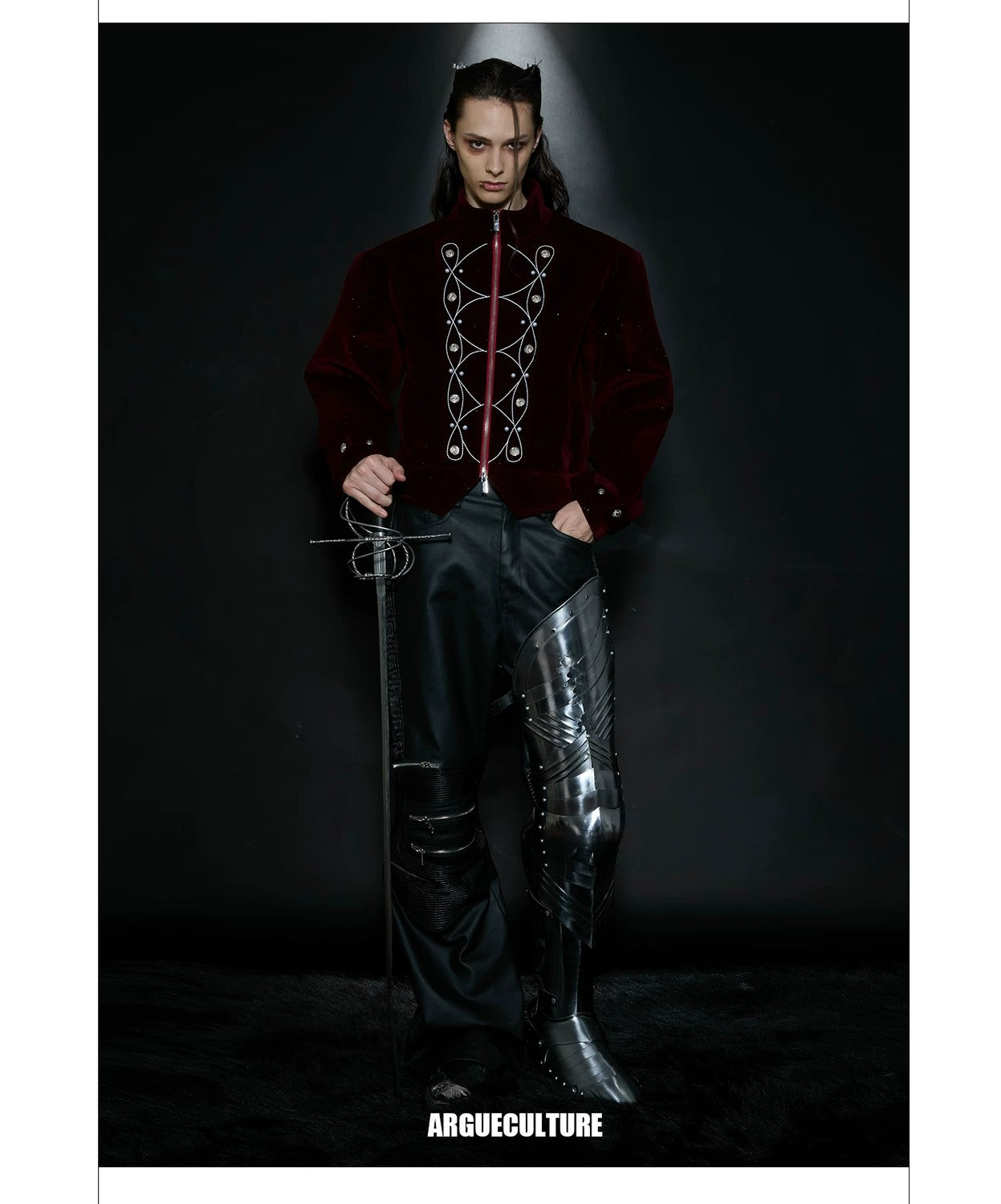 desc::cropped-metallic-button-shimmer-streetwear-jacket-detail-img-16