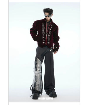 desc::cropped-metallic-button-shimmer-streetwear-jacket-detail-img-6