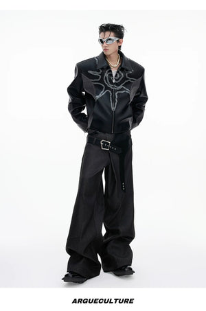 desc::cropped-rivet-leather-jacket-with-faux-fur-patchwork-detail-img-16