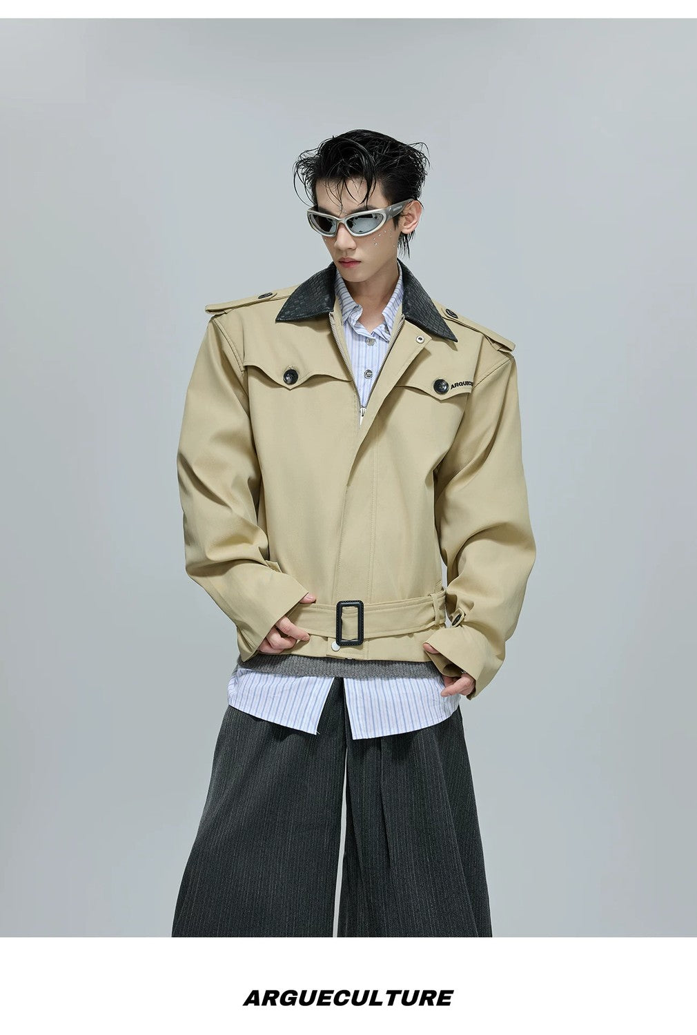 desc::cropped-woven-leather-patchwork-jacket-urban-streetwear-shell-detail-img-11