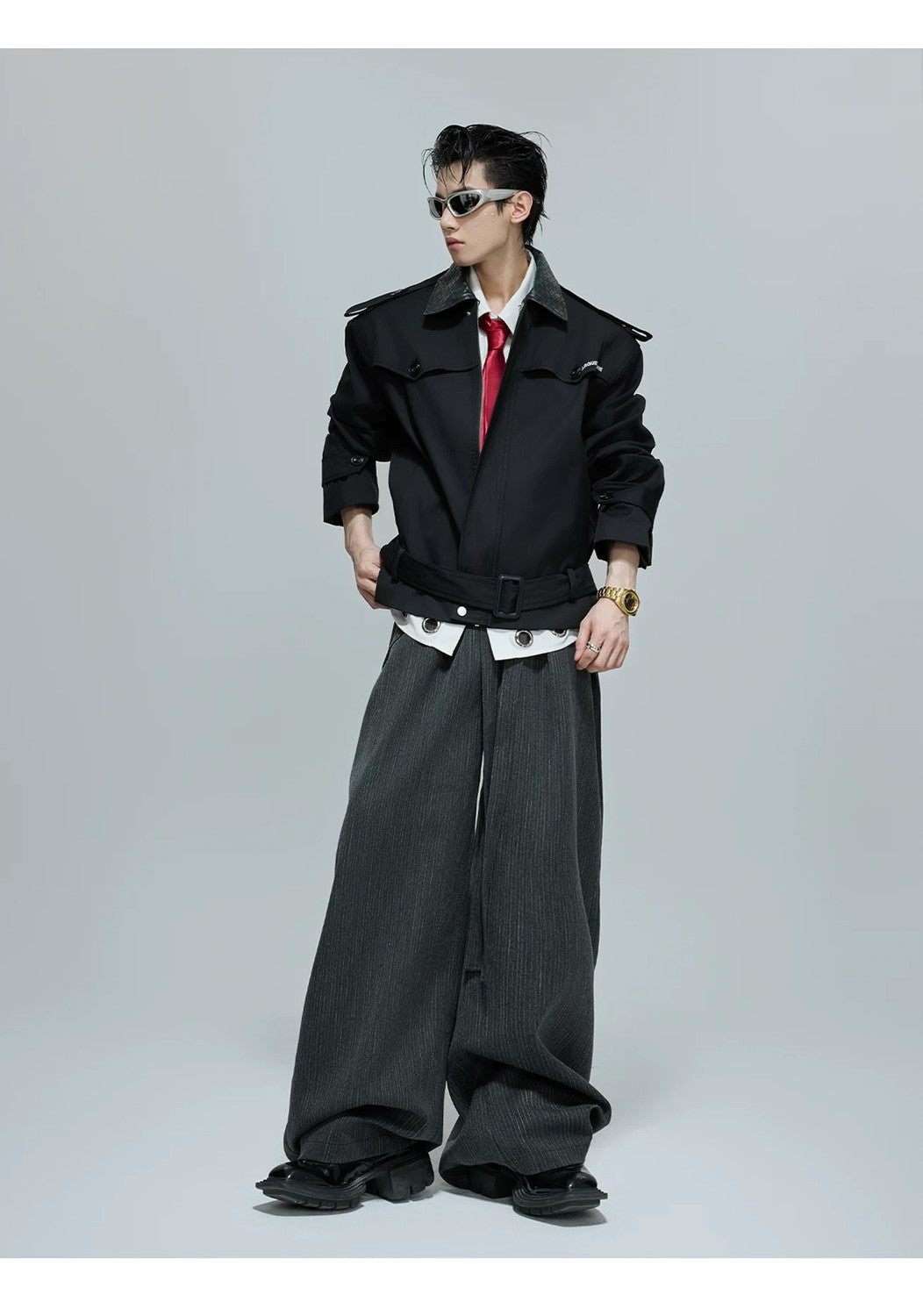 desc::cropped-woven-leather-patchwork-jacket-urban-streetwear-shell-detail-img-9