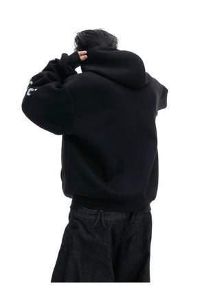 desc::dachshund-graphic-cropped-hoodie-loose-streetwear-pullover-detail-img-7