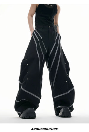 desc::deconstructed-3d-cut-metal-rivet-trousers-detail-img-10