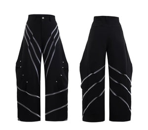 desc::deconstructed-3d-cut-metal-rivet-trousers-detail-img-12