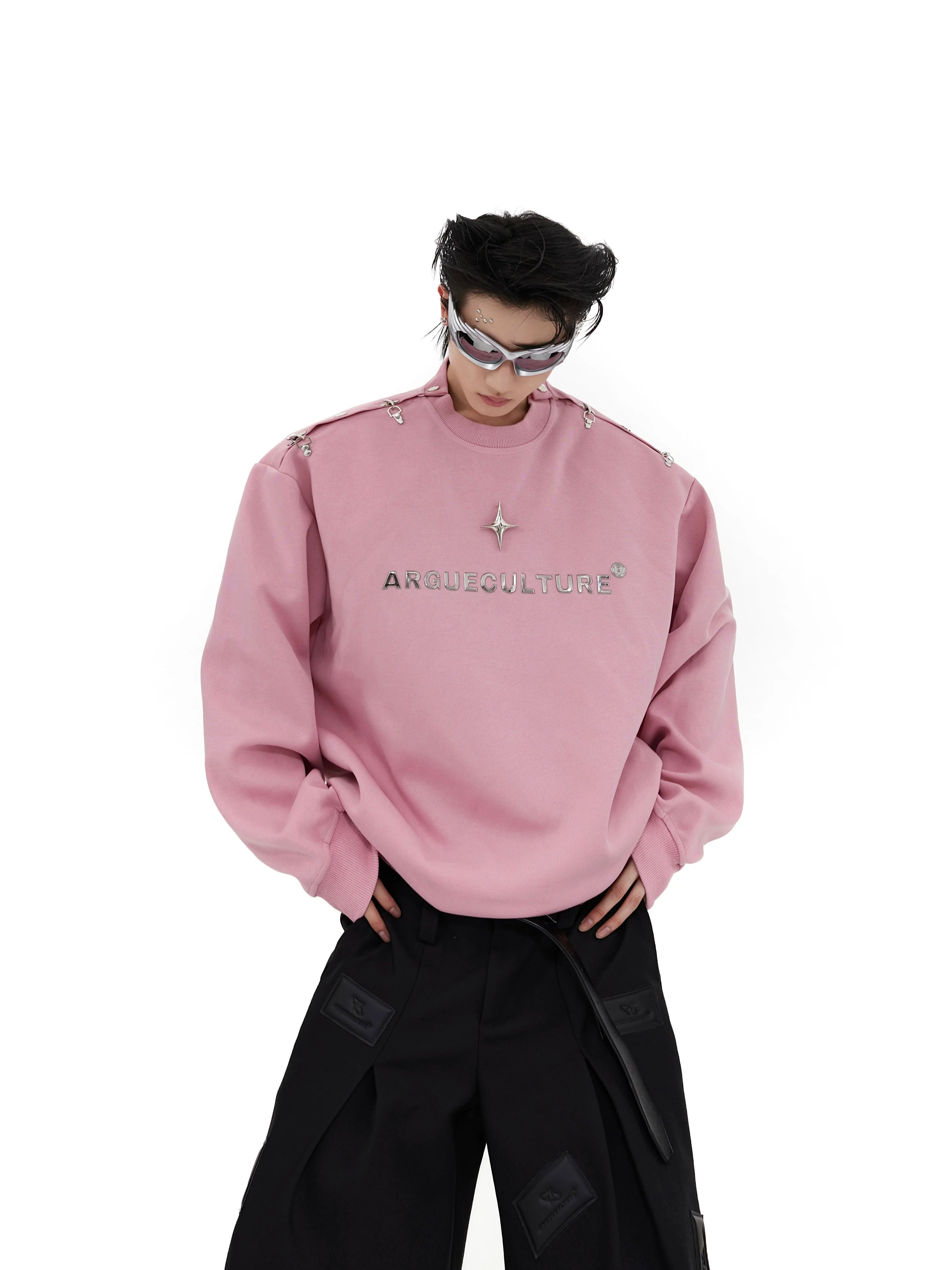 deconstructed-airplane-buckle-padded-sweatshirt-pink