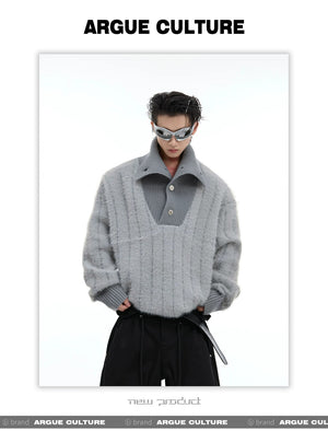 desc::deconstructed-button-turtleneck-heavyweight-knit-sweater-detail-img-5