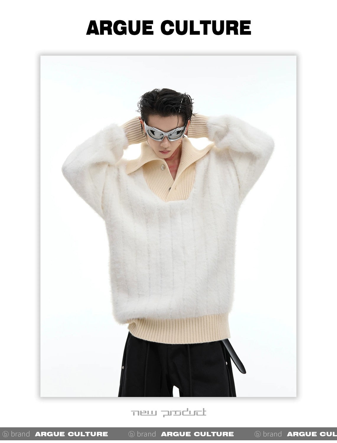 desc::deconstructed-button-turtleneck-heavyweight-knit-sweater-detail-img-7