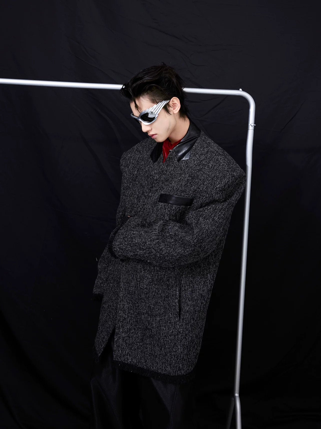 deconstructed-collarless-blazer-3d-split-streetwear-jacket-gray