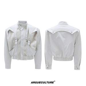 deconstructed-crocodile-texture-faux-leather-jacket-khaki