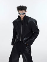 deconstructed-cropped-padded-shoulder-twill-jacket-black-jacket