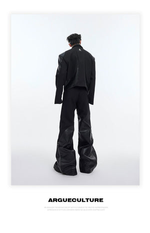 desc::deconstructed-cropped-padded-shoulder-twill-jacket-detail-img-11