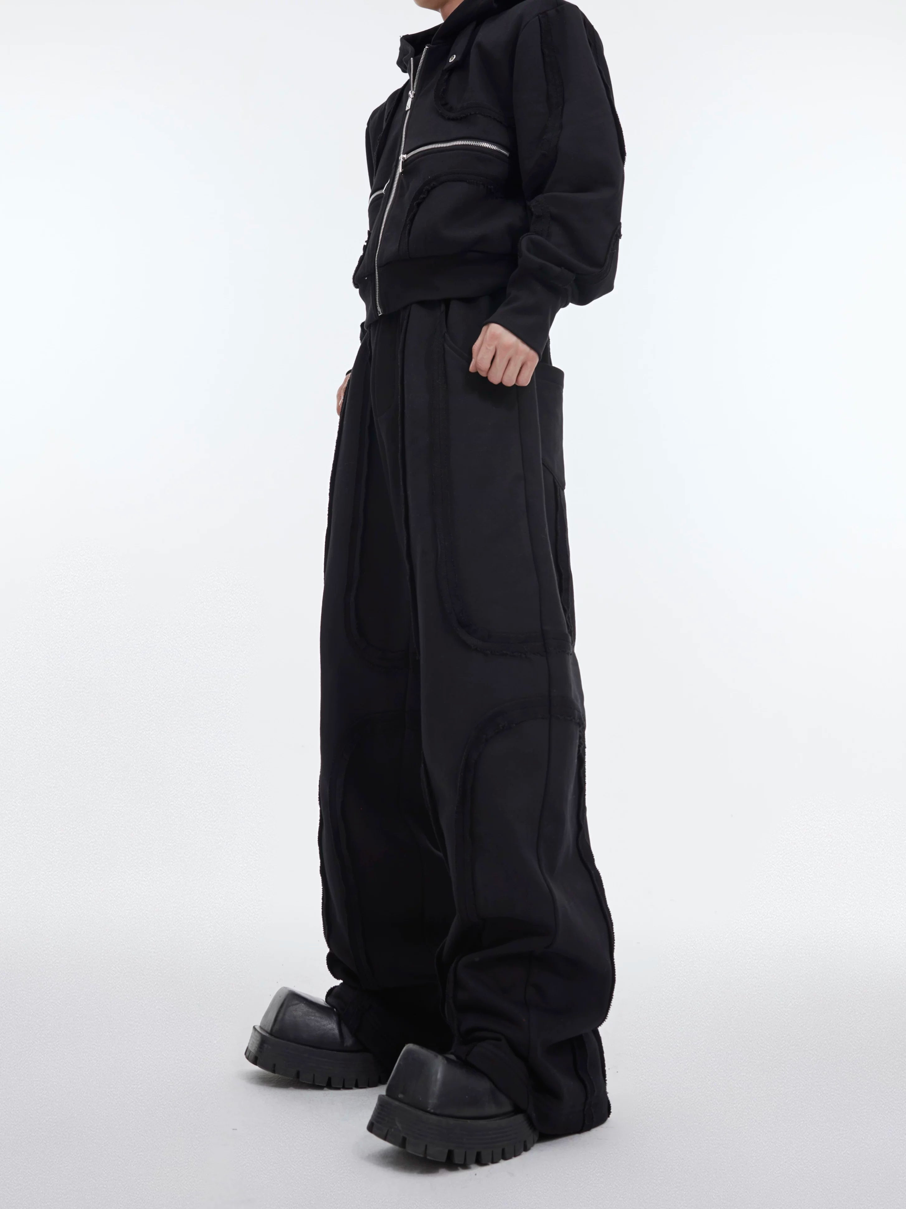deconstructed-cropped-shoulder-pad-hoodie-tracksuit-set-black-pants