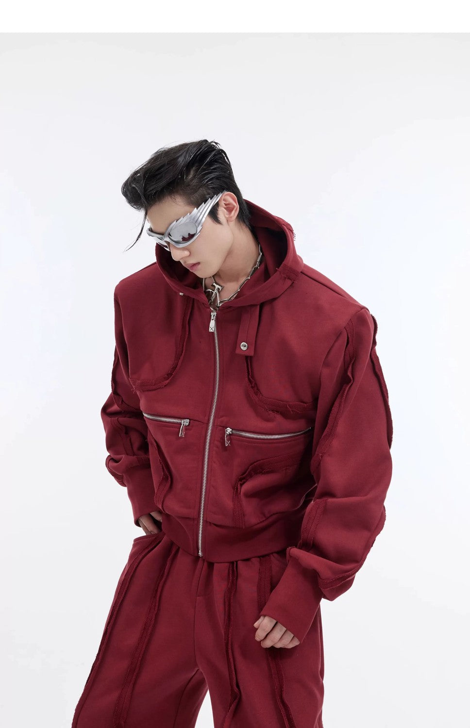 desc::deconstructed-cropped-shoulder-pad-hoodie-tracksuit-set-detail-img-2