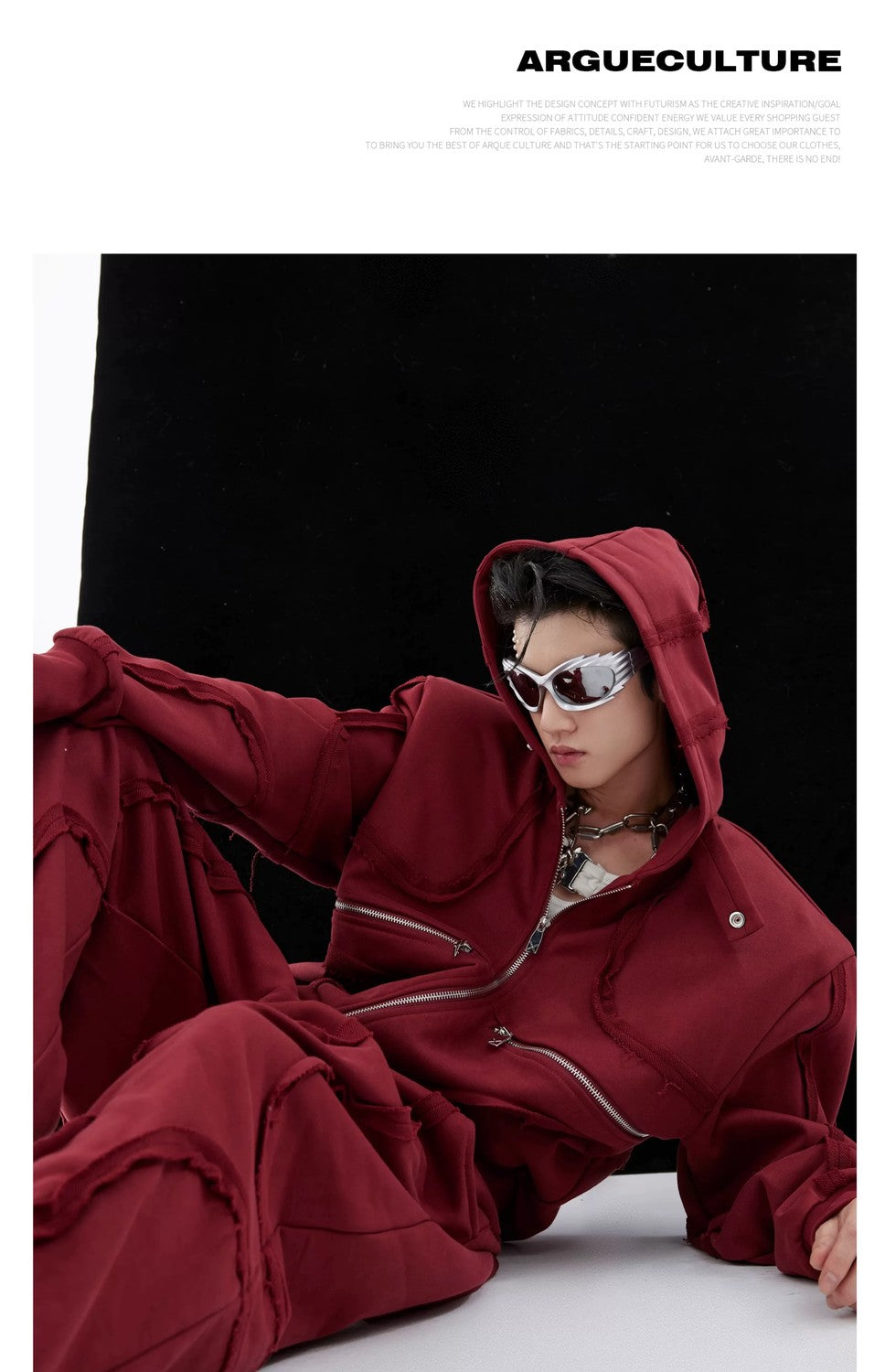 desc::deconstructed-cropped-shoulder-pad-hoodie-tracksuit-set-detail-img-5